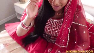 Real Indian Desi Teen Bride Fucked in Ass and Pussy on Suhaag Raat