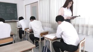 Chitose Yura, a Married Woman Teacher Who Gets Wet 10 Times In A Cum Class