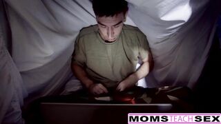 MomsTeachSex - Hot Busty MILF Will Do Anything For Cock