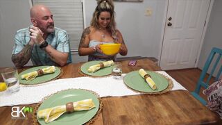 Stepdaughter Misty meaner gives StepDad Scott Trainor A VERY special present for Fathers Day