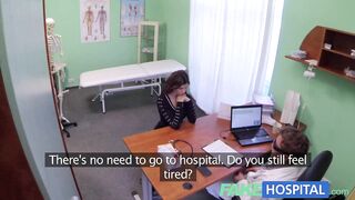 Fake Hospital Sexual treatment turns gorgeous busty patient moans of pain into p