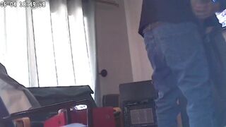 Spycam Caught my bf fucking my stepmom on