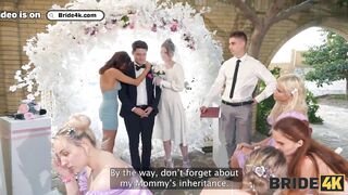 BRIDE4K. A real wedding anal fuck, Bride was nailed by a toastmaster