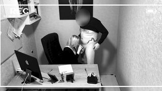 Office sex on hidden cam