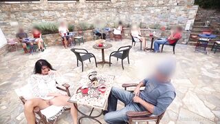 PUBLIK EXTREM! I PULLED OUT HIS GIANT COCK IN RESTAURANT...