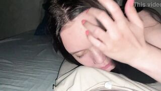 POV I bought movie tickets for parents in order to fuck my stepsister