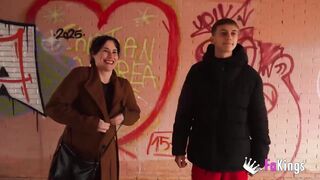 Emmita Smile and her HUGE BOOBS wants to seduce a young guy