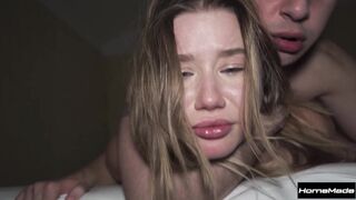 Good Girl Gone Bad! Cute Blonde Rides Cock