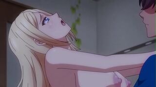 The well-behaved blonde beauty with big breasts was severely