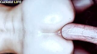 Anal with my friend's cock destroying my wife - CUCKOLD'S DREAM