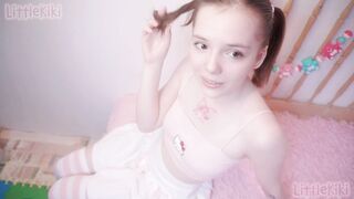 TABOO step DADDY and TEEN DAUGHTER sex. He was waiting for her 18th birthday to make a CREAMPIE in her BALD PUSSY