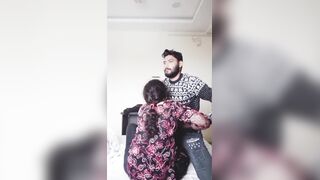 My gf Romance with me in my bedroom in shalwar qamees