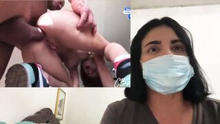 Perforando el culo de una linda jovencita