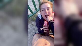 Amateur POV redhead hardcore face fucking