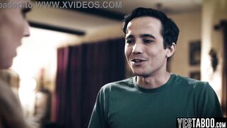 Horny young stepson and mature stepdad rail big tits MILF stepmom