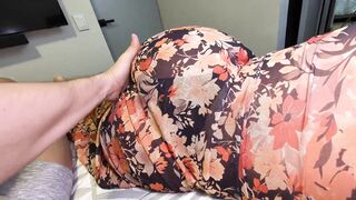 My first night alone with my new MILF stepmom