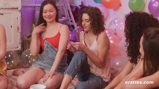 Ersties Dare Ring - X rated truth or dare game ends up in Wild Orgy
